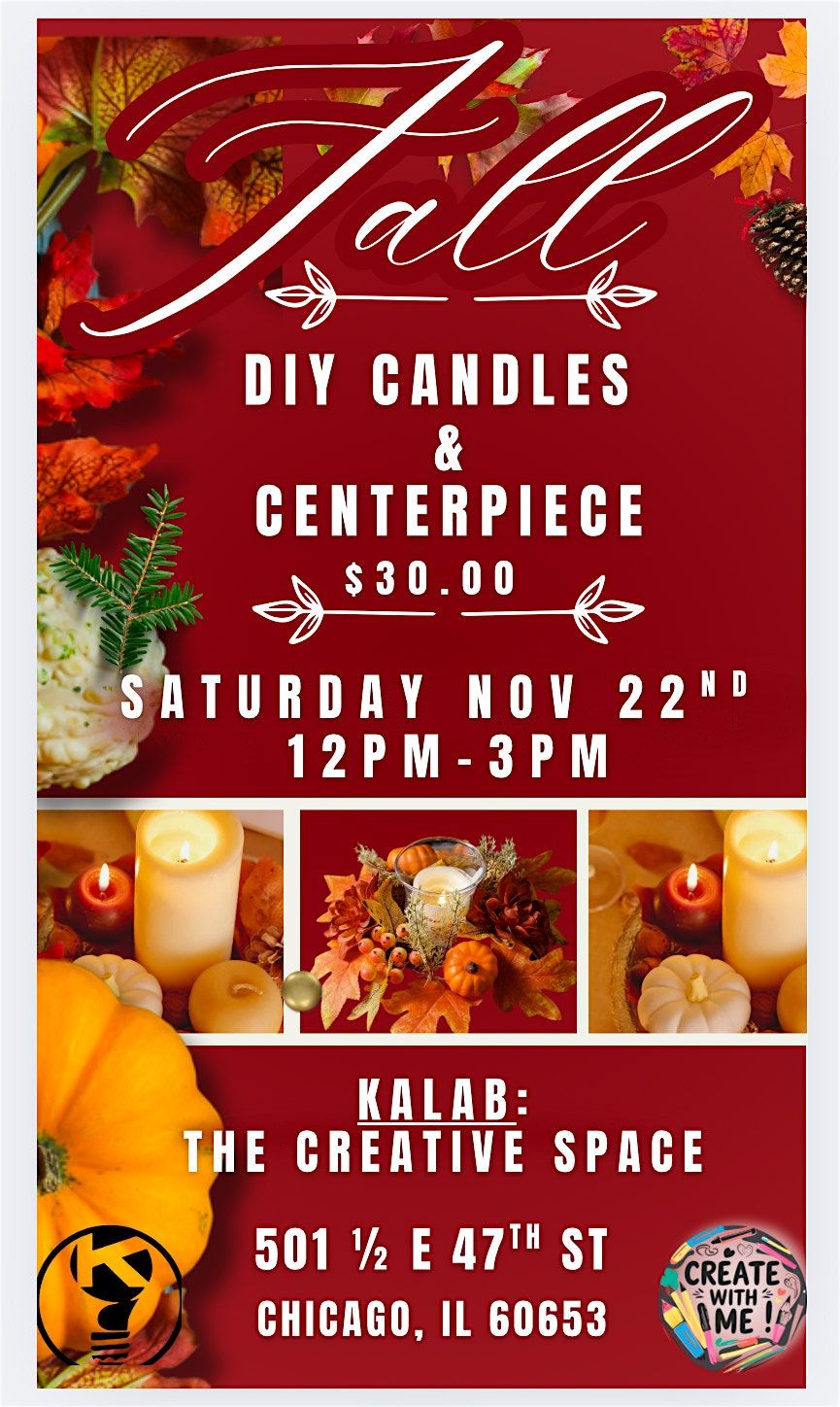 Fall DIY Candle & Centerpiece Making