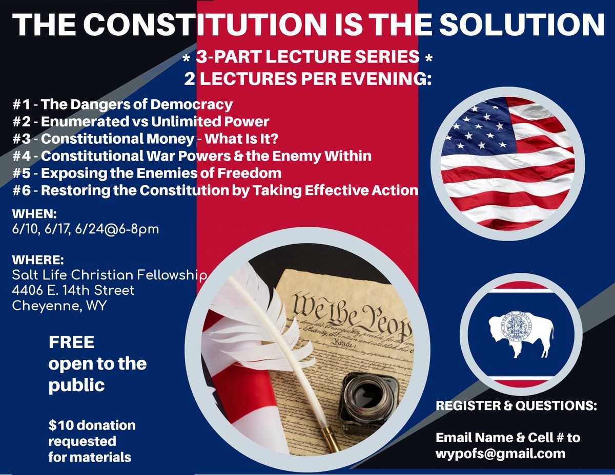 The Constitution is the Solution