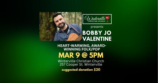 Bobby Jo Valentine : Heart-warming, Award-winning Folk\/Pop