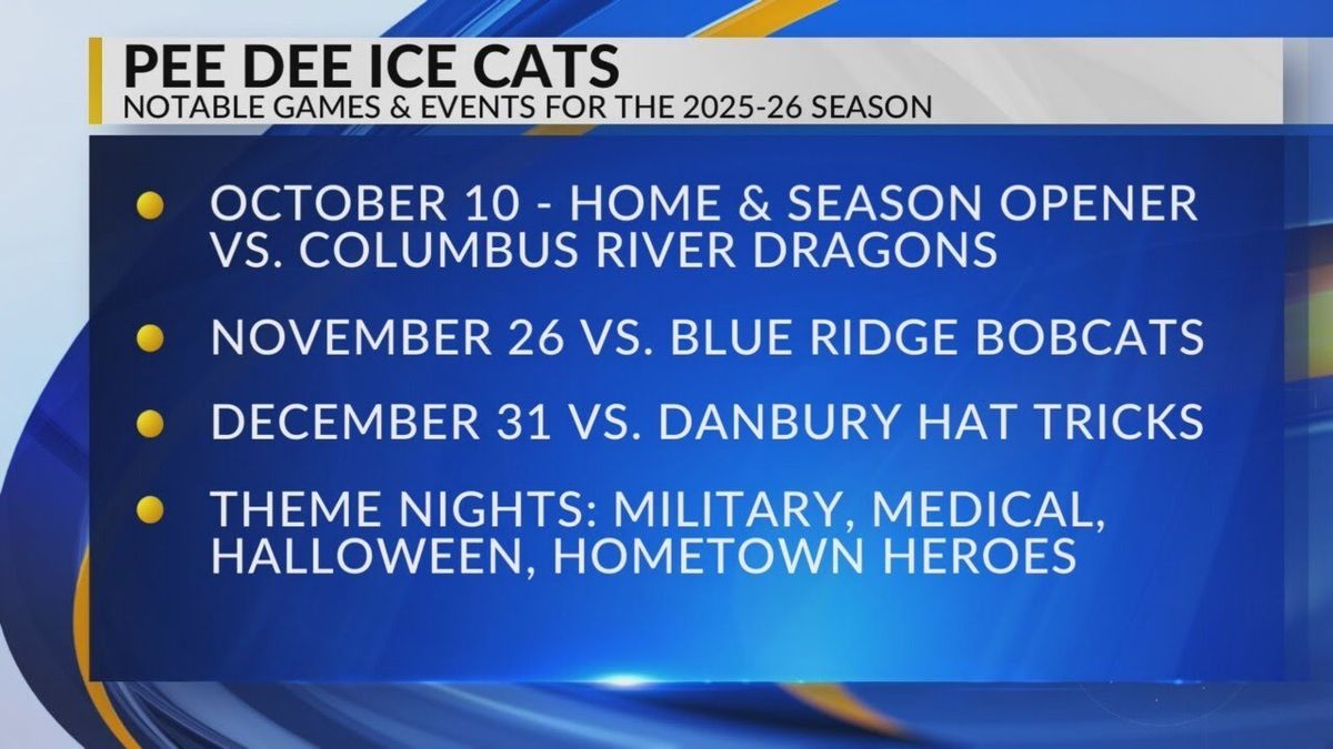 Columbus River Dragons vs. Pee Dee IceCats