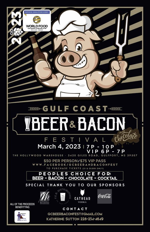 Gulf Coast Beer and Bacon Fest 2025, 3420 Giles Rd, Gulfport, MS 39501