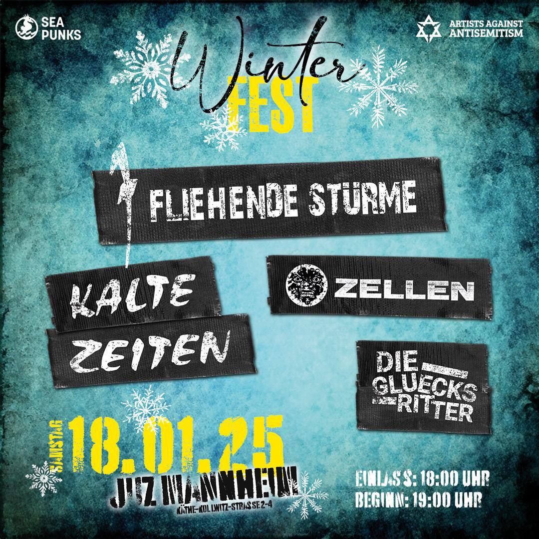 WinterFest (w\/ Fliehende St\u00fcrme, Kalte Zeiten, Zellen & Die Gl\u00fccksritter)