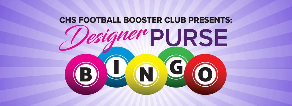 CHS FOOTBALL BOOSTER CLUB DESIGNER PURSE BINGO