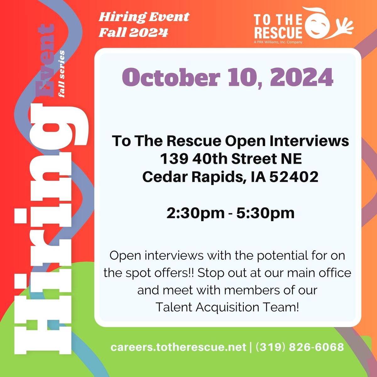 To The Rescue Open Interviews