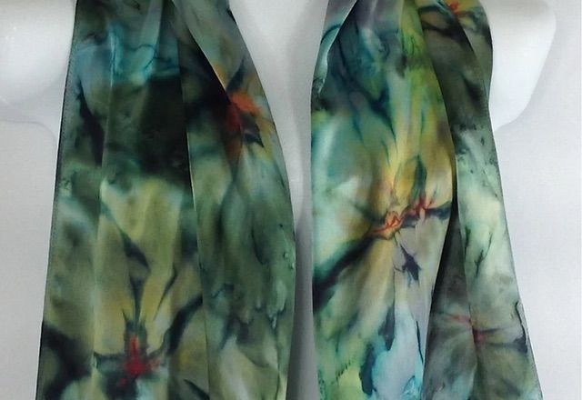 Alcohol Ink Silk Scarf Class