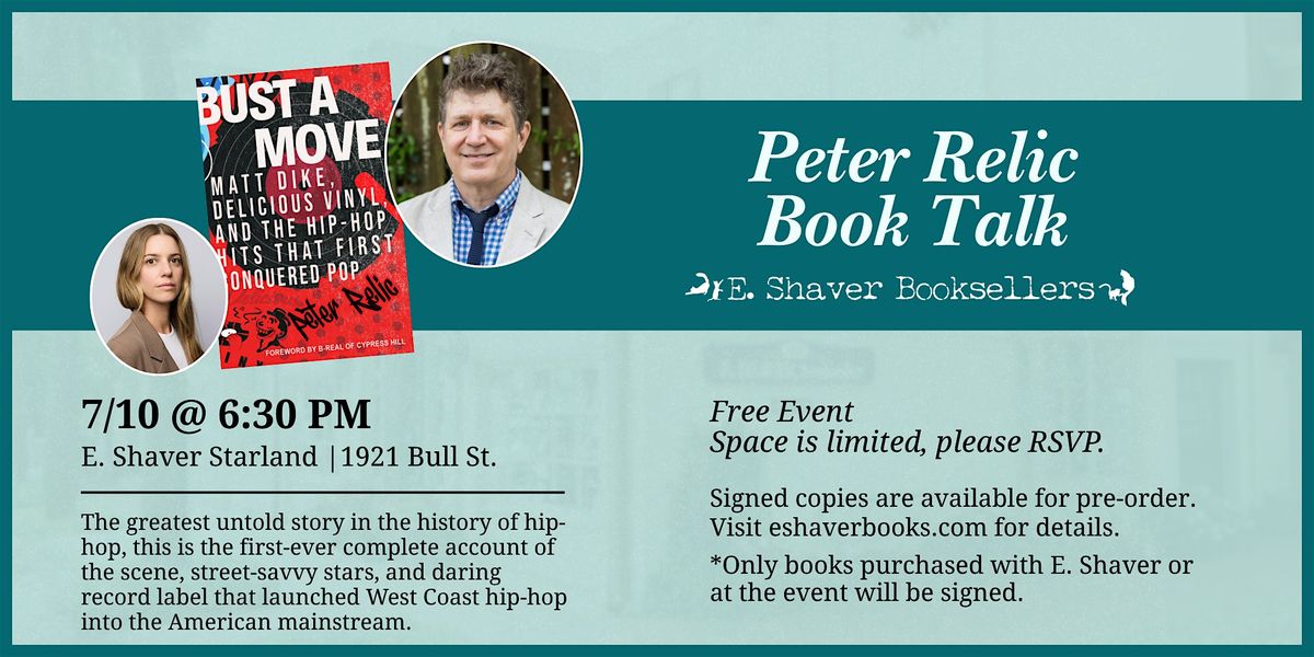 Peter Relic Book Talk