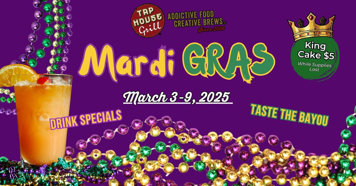 Mardi Gras At Tap House Grill