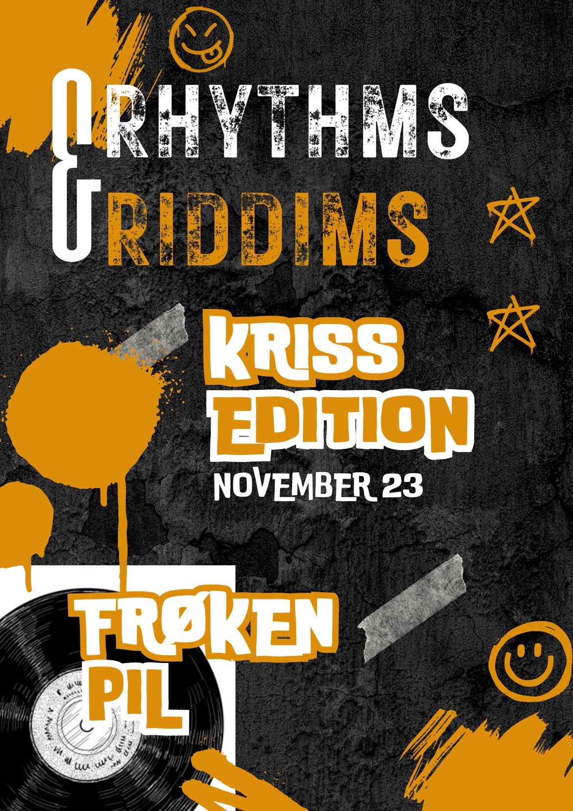 RHYTHMS&RIDDIMS \/W DJ KRISS @ Fr\u00f8ken Pil