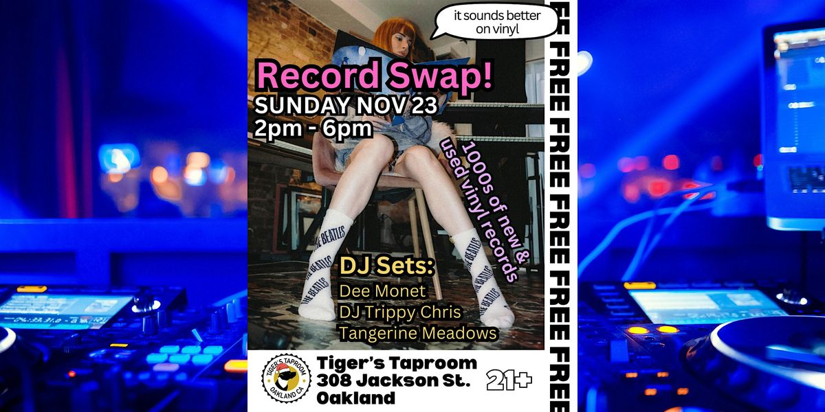 Holiday Record Swap at Tiger's!