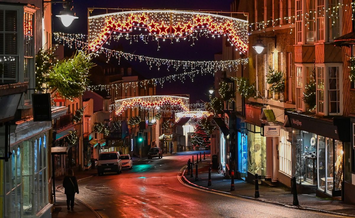 Lyme Regis Christmas Lights Switch On