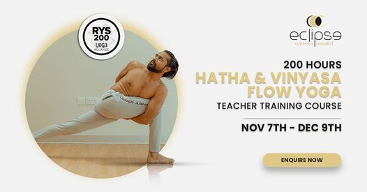 200 Hours Hatha & Vinyasa Teacher Training Course - November