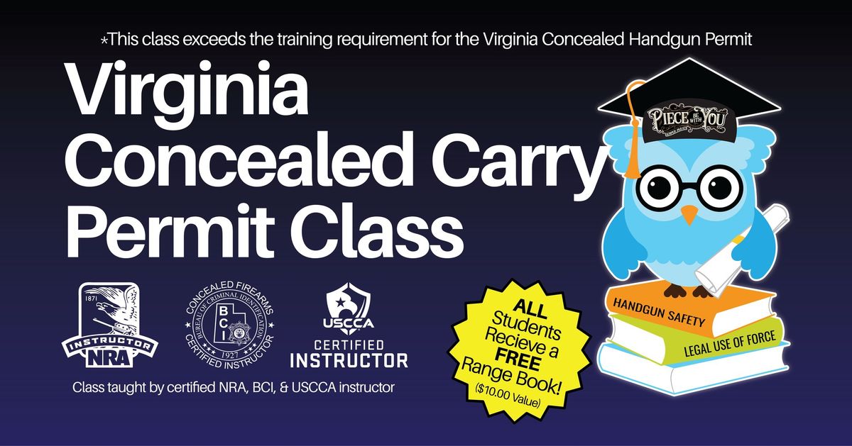 VIRGINIA Concealed Carry Permit Class