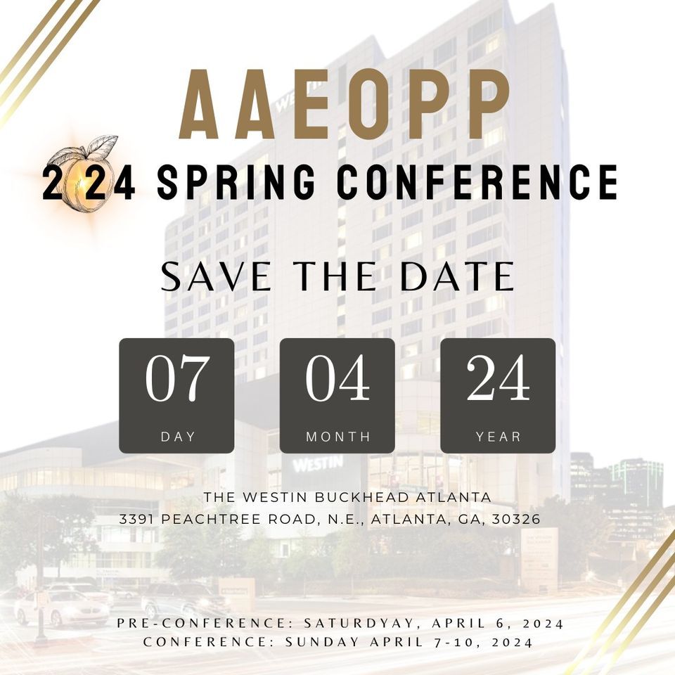 AAEOPP Spring 2024 Conference