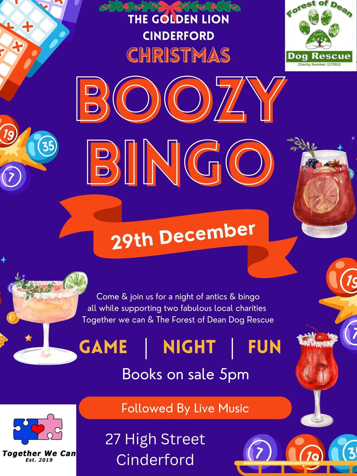 Christmas Boozy Bingo