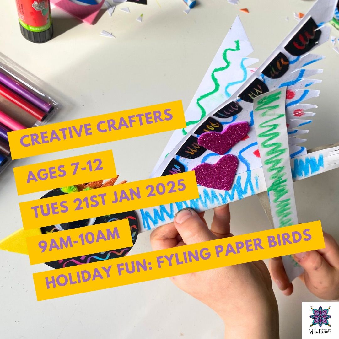 Creative Crafters: Flying Paper Birds