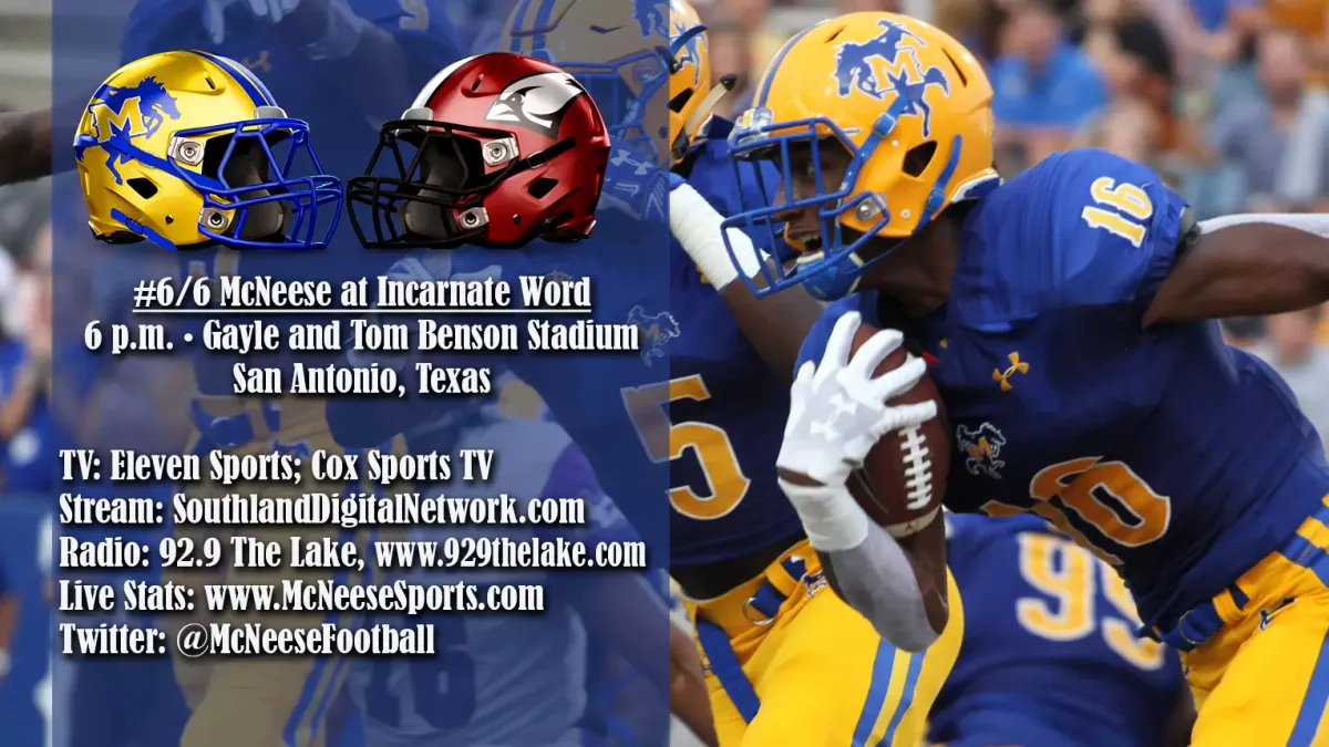 McNeese State Cowboys at Incarnate Word Cardinals Football