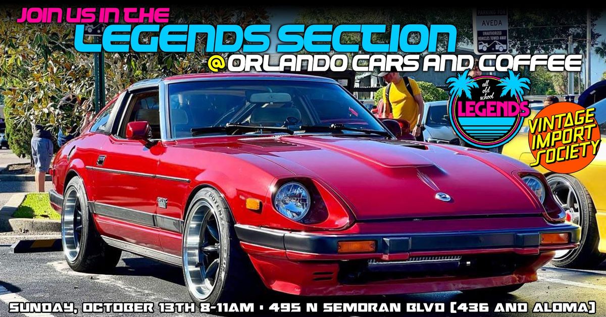 Legends Section at Orlando Cars & Coffee - October