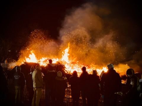 Winter Bonfire