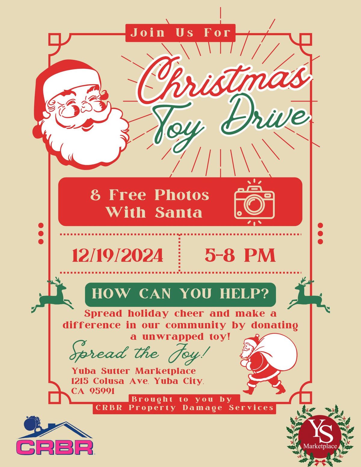 CRBR Yuba City Toy Drive