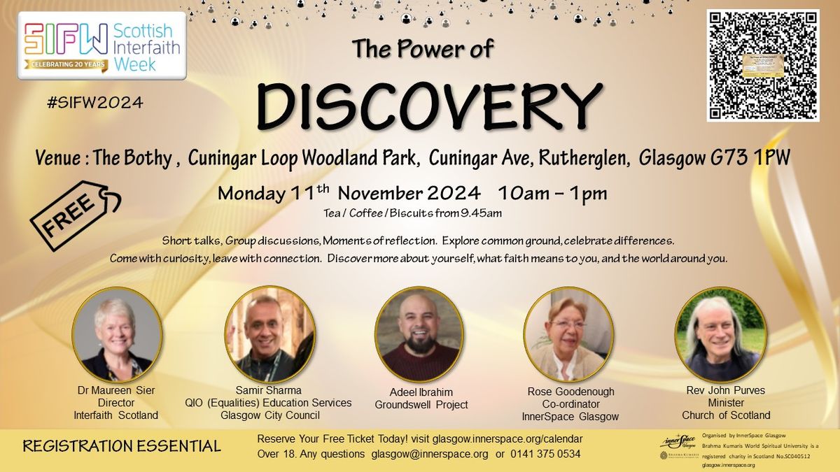 "The Power of Discovery\u201c Scottish Interfaith Week 2024