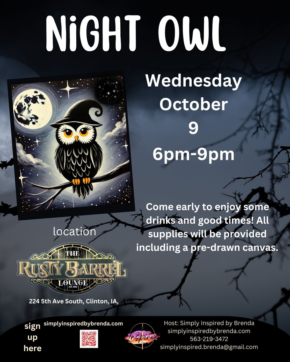 Night Owl at The Rusty Barrel