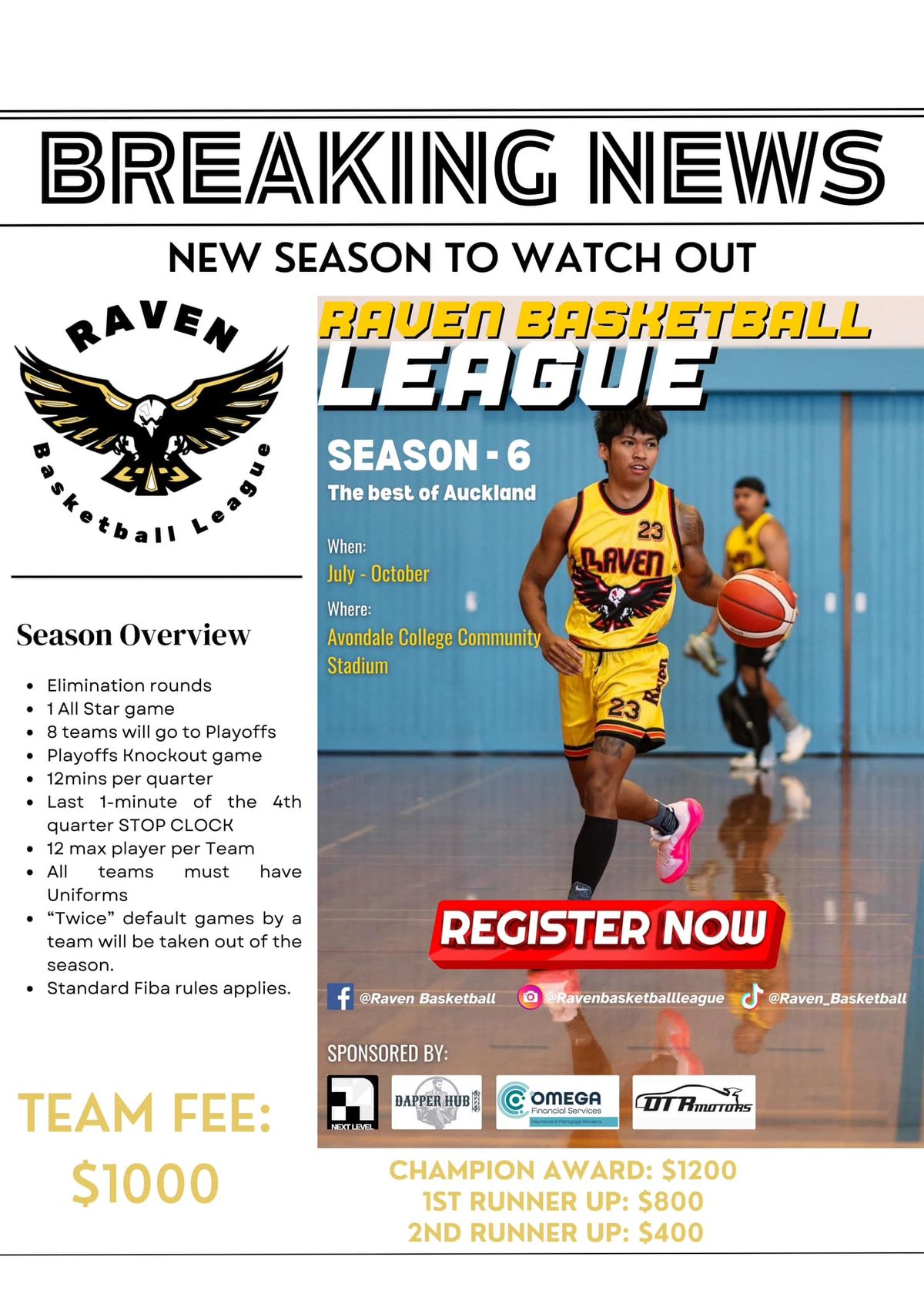 Raven Basketball League - SEASON 6