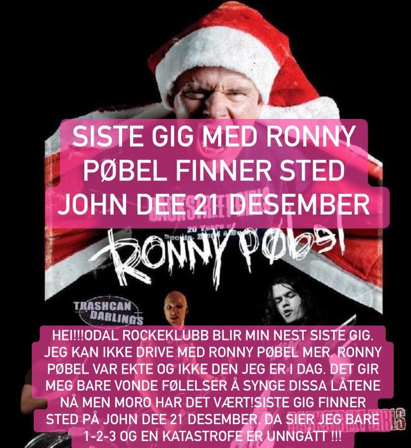 Ronny P\u00f8bel synger julen inn \/\/ John Dee