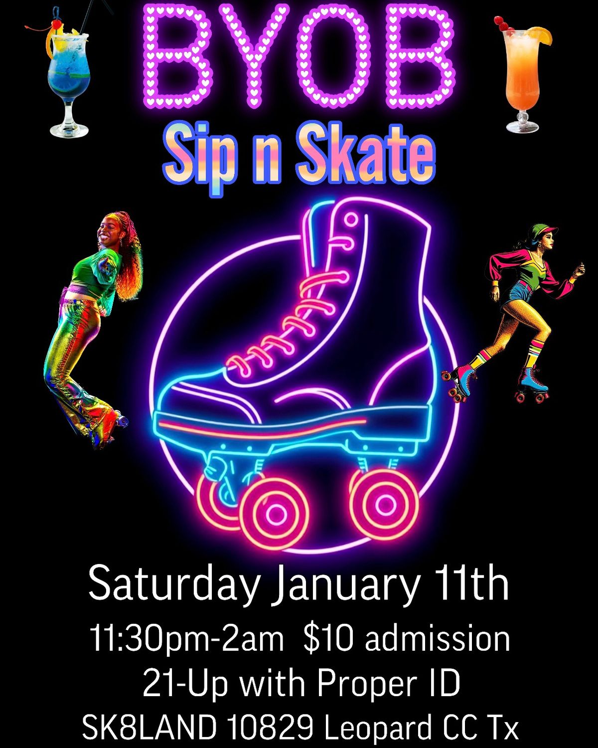 BYOB Sip and Skate