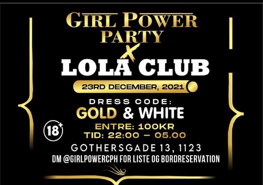 GIRL POWER PARTY x LOLA CLUB