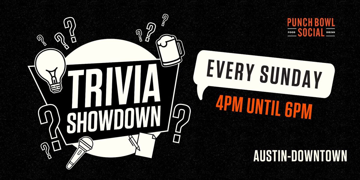 Trivia Showdown at Punch Bowl Social Austin Downtown