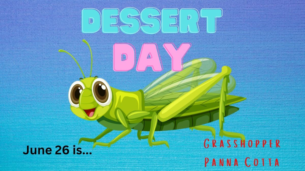 Dessert Day: Grasshopper Panna Cotta