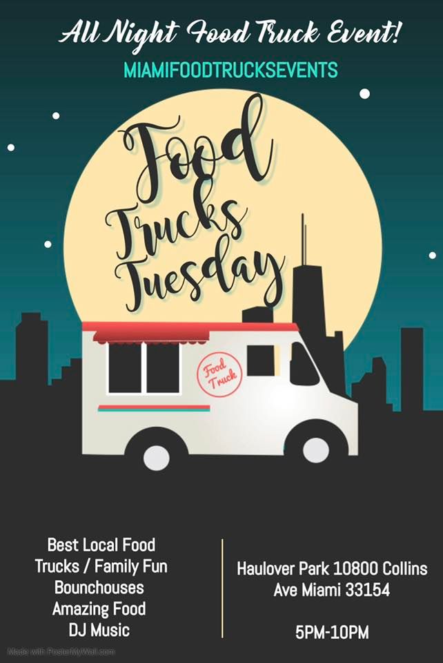 Food Trucks Tuesdays At Haulover Park