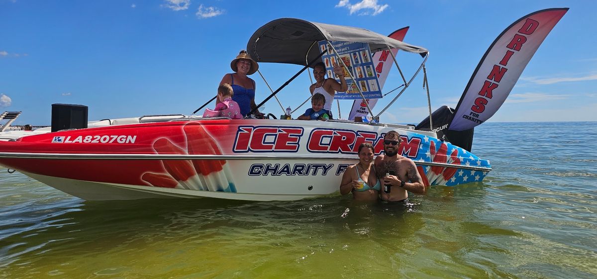 Ice Cream Boat Charity for Vets Media Day