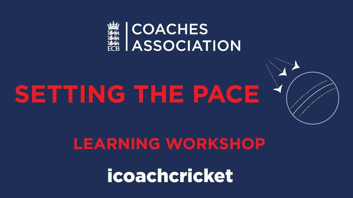 ECB Learning Workshop- Setting the Pace with Andy Pick