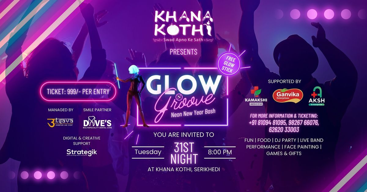 Glow n Groove: Neon New Year Bash