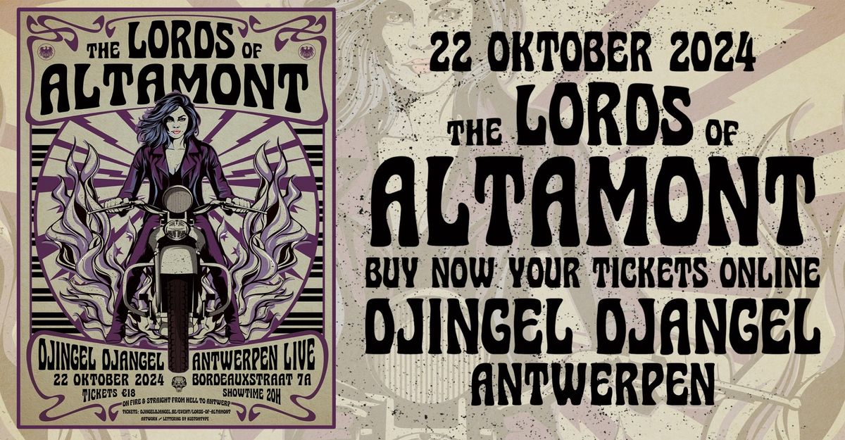 The Lords of Altamont (US) + (support by) the Sha La Lee's