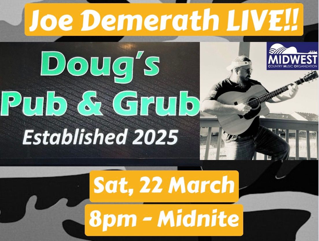 Live Music with Joe Demerath at Doug's 