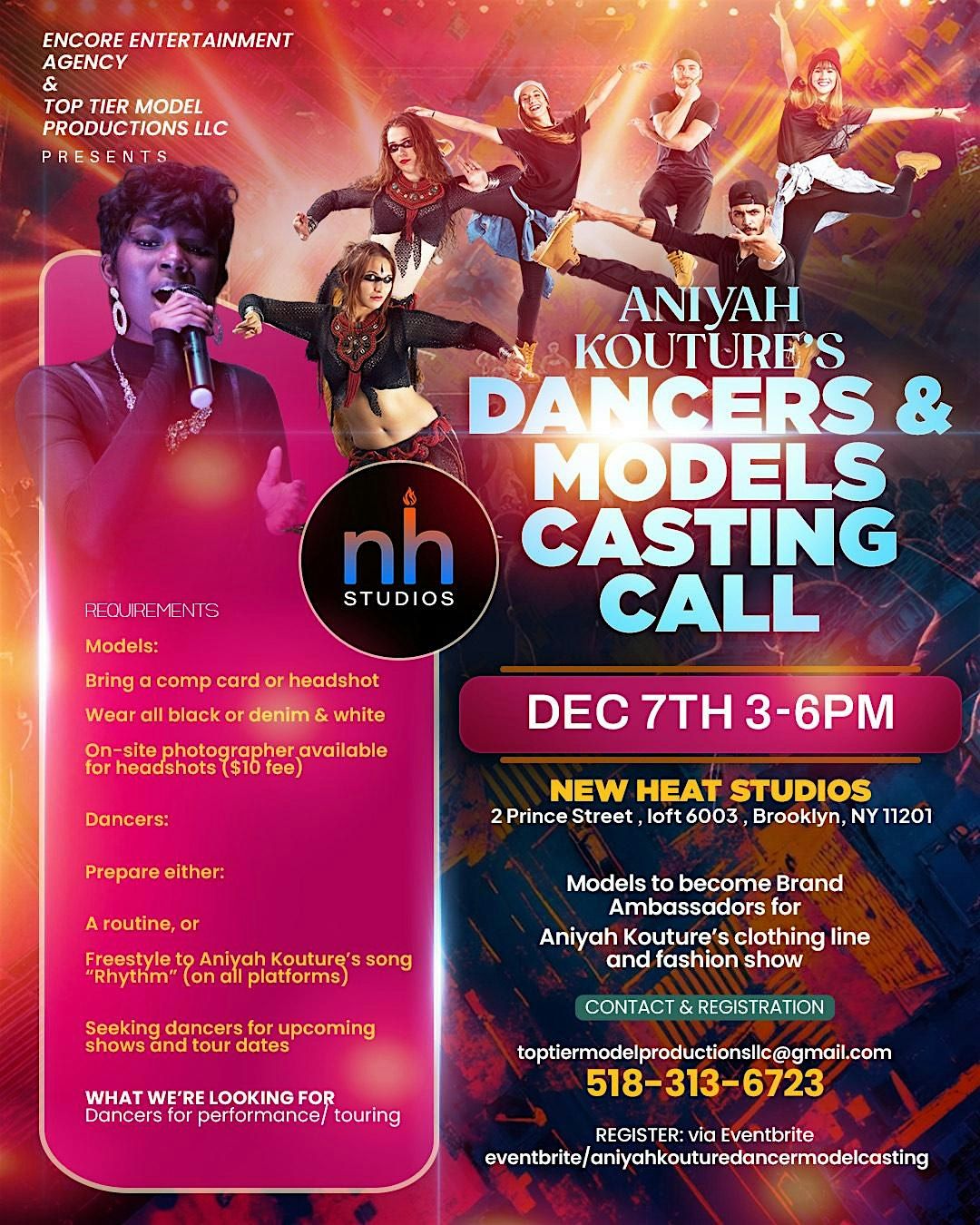 Aniyah Kouture s Dancer & Model Casting