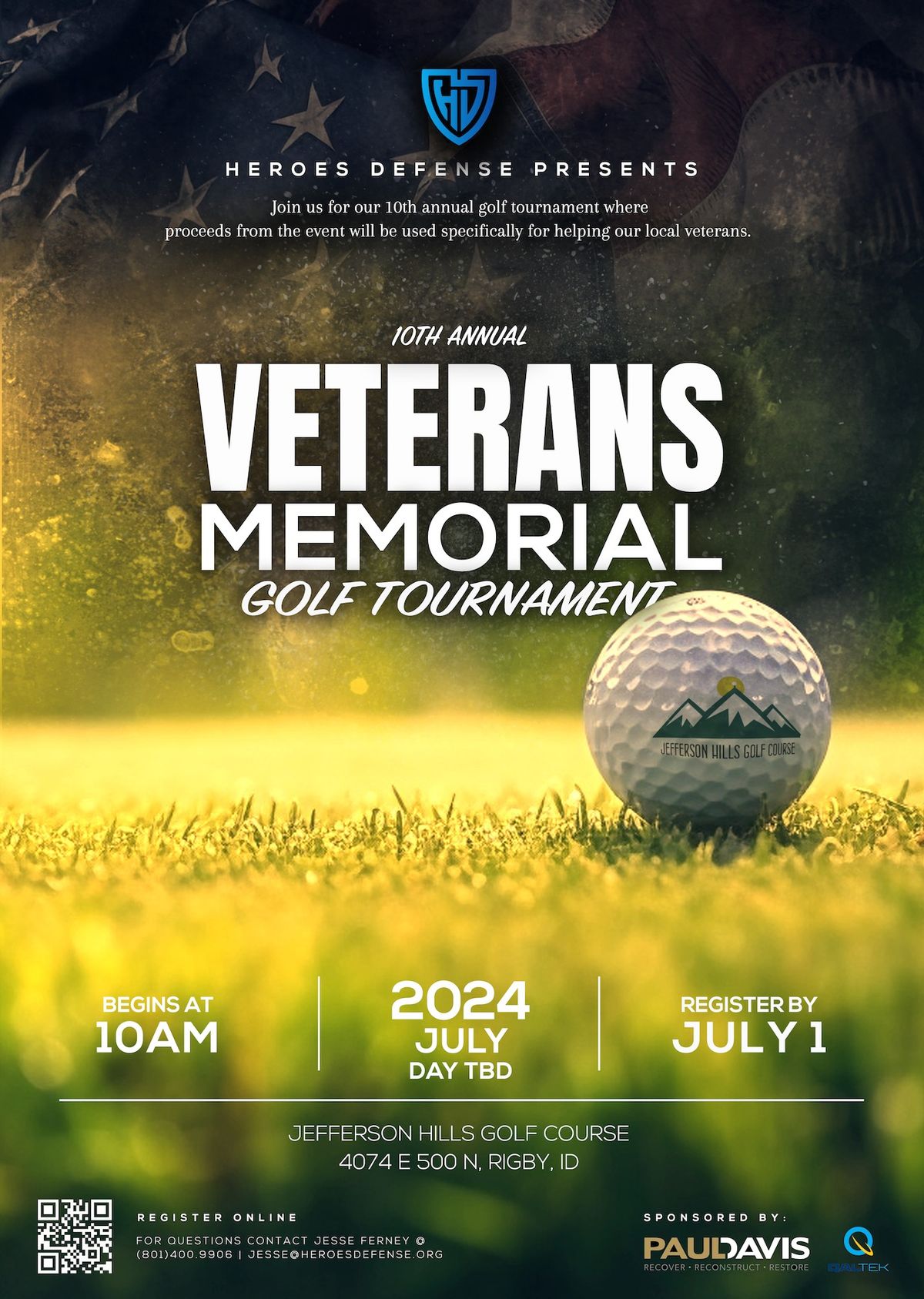 Veterans Memorial Golf Tournament at Jefferson Hills