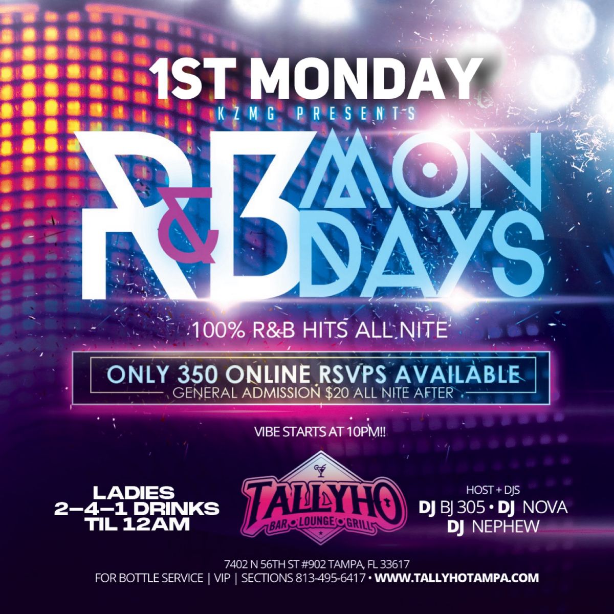 R&B Mondays 1st Monday