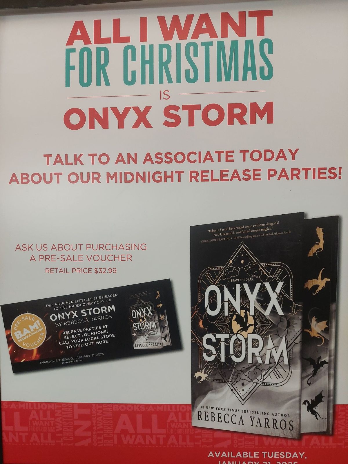 Midnight release party for 'Onyx Storm'