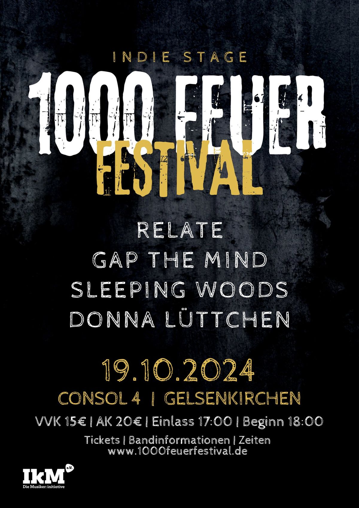 1000 Feuer Festival | Indie Stage | Rocklobby der IKM