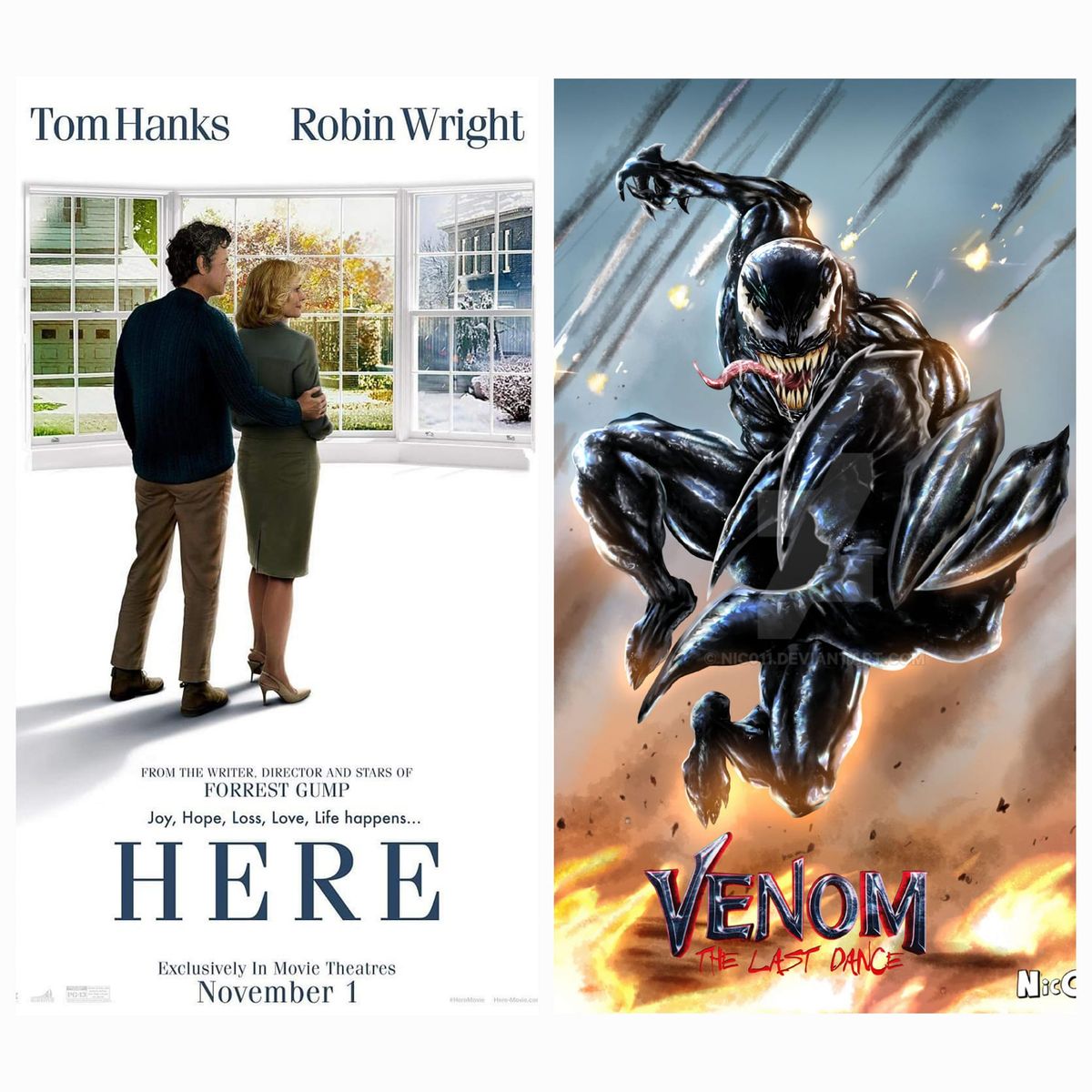 Double Feature of Here & Venom 3