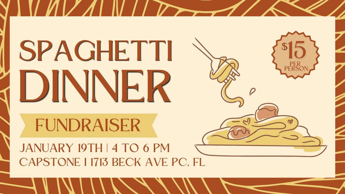 Spaghetti Dinner Fundraiser