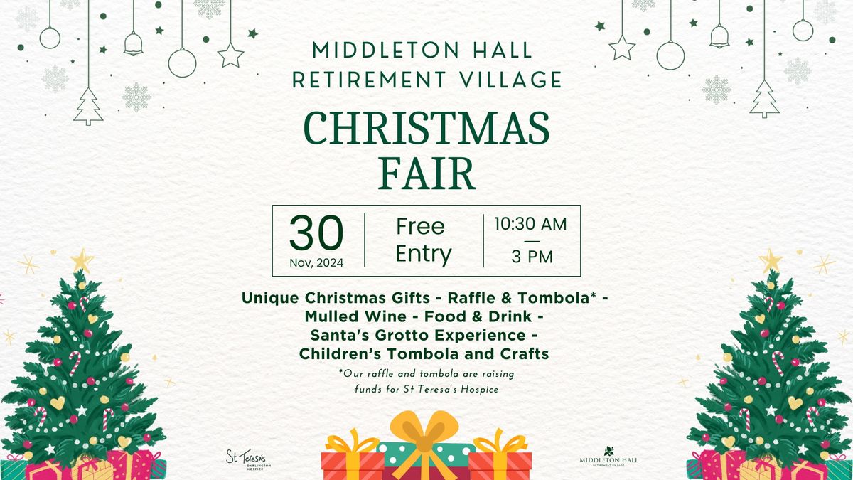 Middleton Hall Retirement Village Christmas Fair