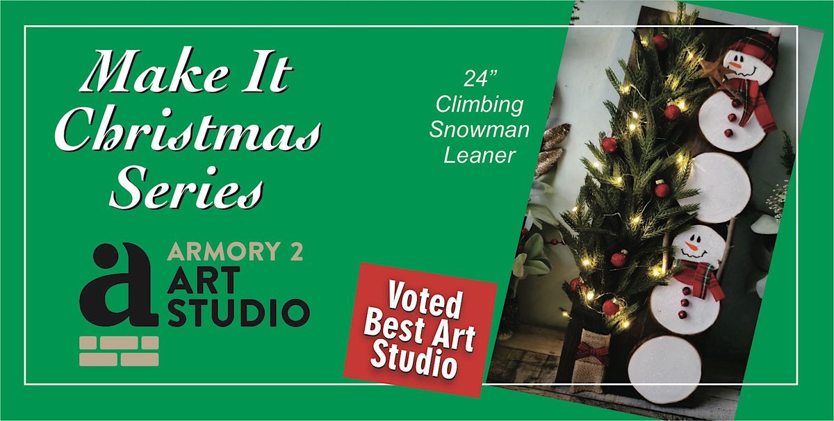 Climbing Snowman Leaner - Make It Christmas