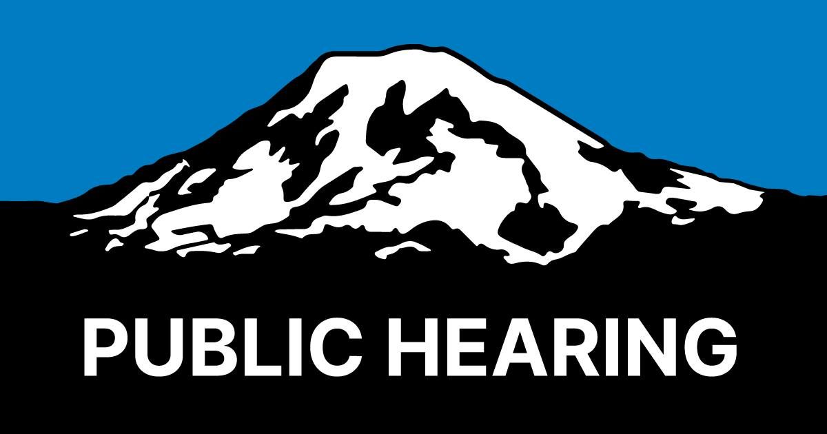 Hybrid Council Public Hearing: South Tacoma Groundwater Protection District Moratorium Extension