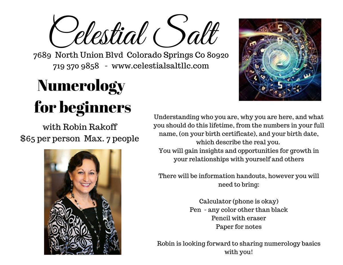 Numerology for Beginners with Robin Rakoff