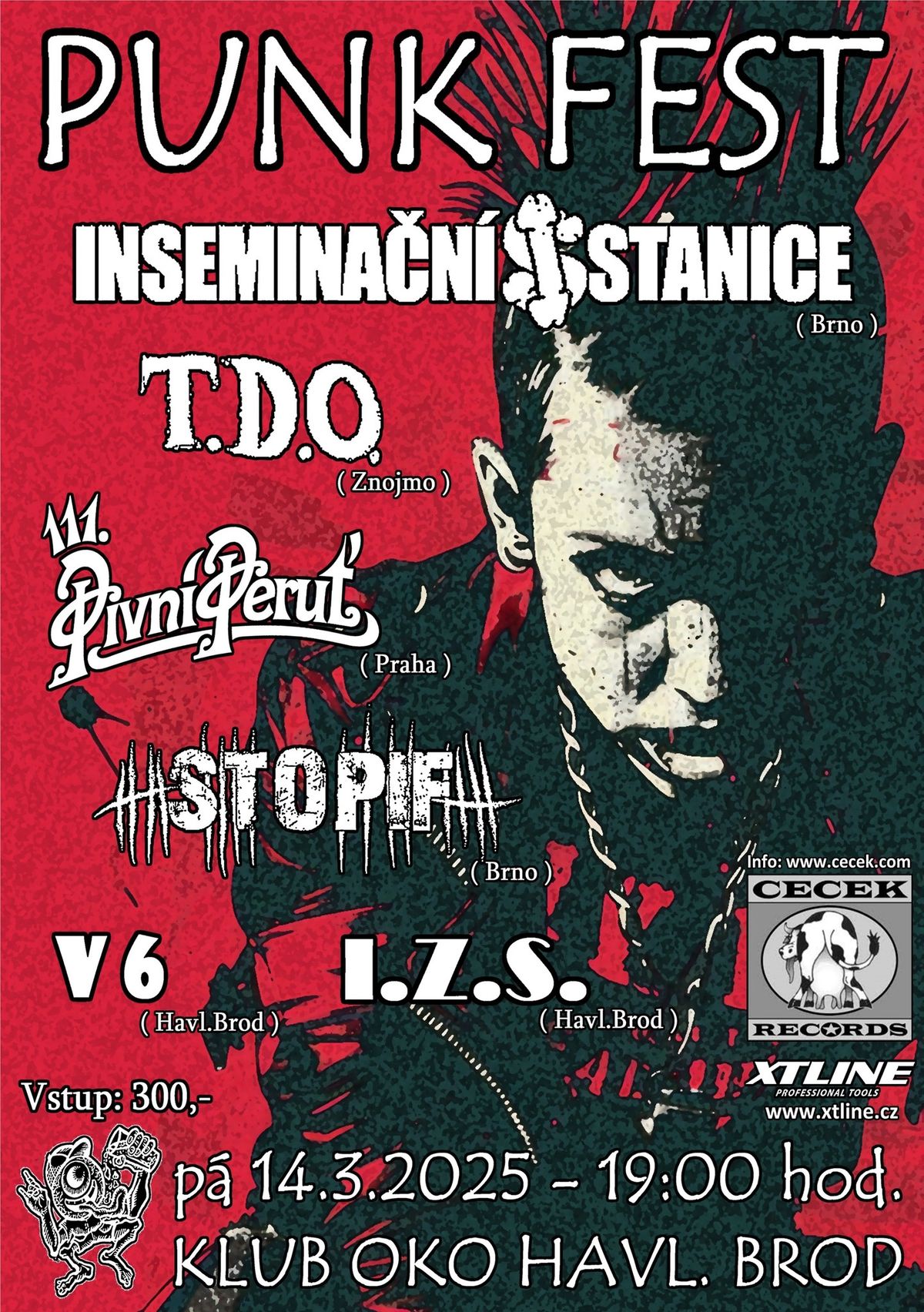 Punk Fest: Insemina\u010dn\u00ed Stanice, 111. Pivn\u00ed Peru\u0165, T.D.O., Stopif, V 6, I.Z.S..