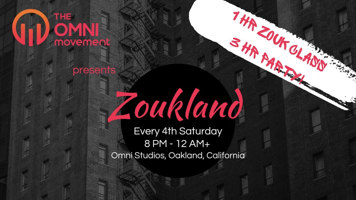 Zoukland: Oakland's Monthly Zouk Social